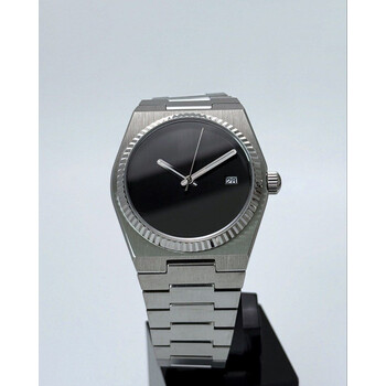 Custom Seiko Mod • Black Sterile No Logo Fluted PRX • 40mm